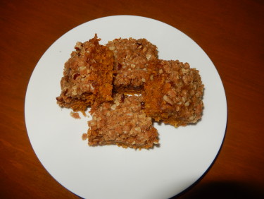 Caramel Pumpkin Oatmeal Bars