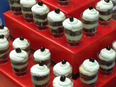 Irish Cream Brownie Trifles