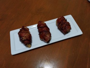 Bacon Wrapped Mashed Potatoes