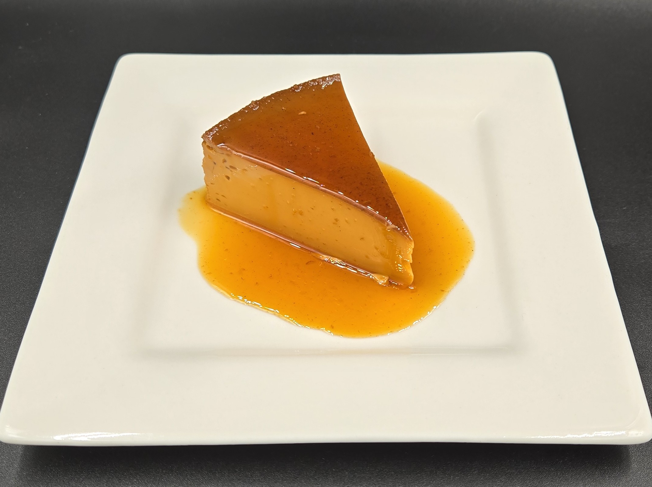 Pressure Cooker Thai Tea Flan